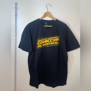 Le Comiccon De Montreal Palais Des Congres Graphic Tee Gildan Black Unisex fans